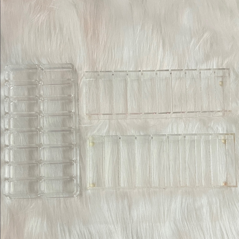 Clear Acrylic Makeup Organizer Trays